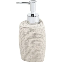 Distributeur à savon beige effet sable^Gifi Best