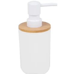 Distributeur à savon blanc naturel^Gifi
