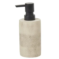 Distributeur à savon ciment gravé beige^Gifi Hot