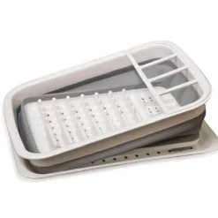 Gifi Rangement De Cuisine^Egouttoir à vaisselle rétractable avec plateau