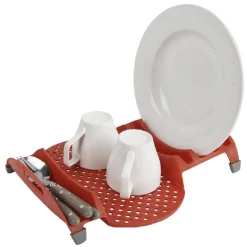 Gifi Rangement De Cuisine^Egouttoir pour évier rouge
