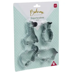 Gifi Cuisson^Emporte pièce forme animal inox argenté x4
