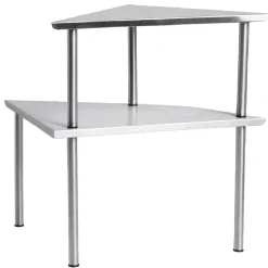 Gifi Rangement De Cuisine^Etagère d'angle de cuisine gris