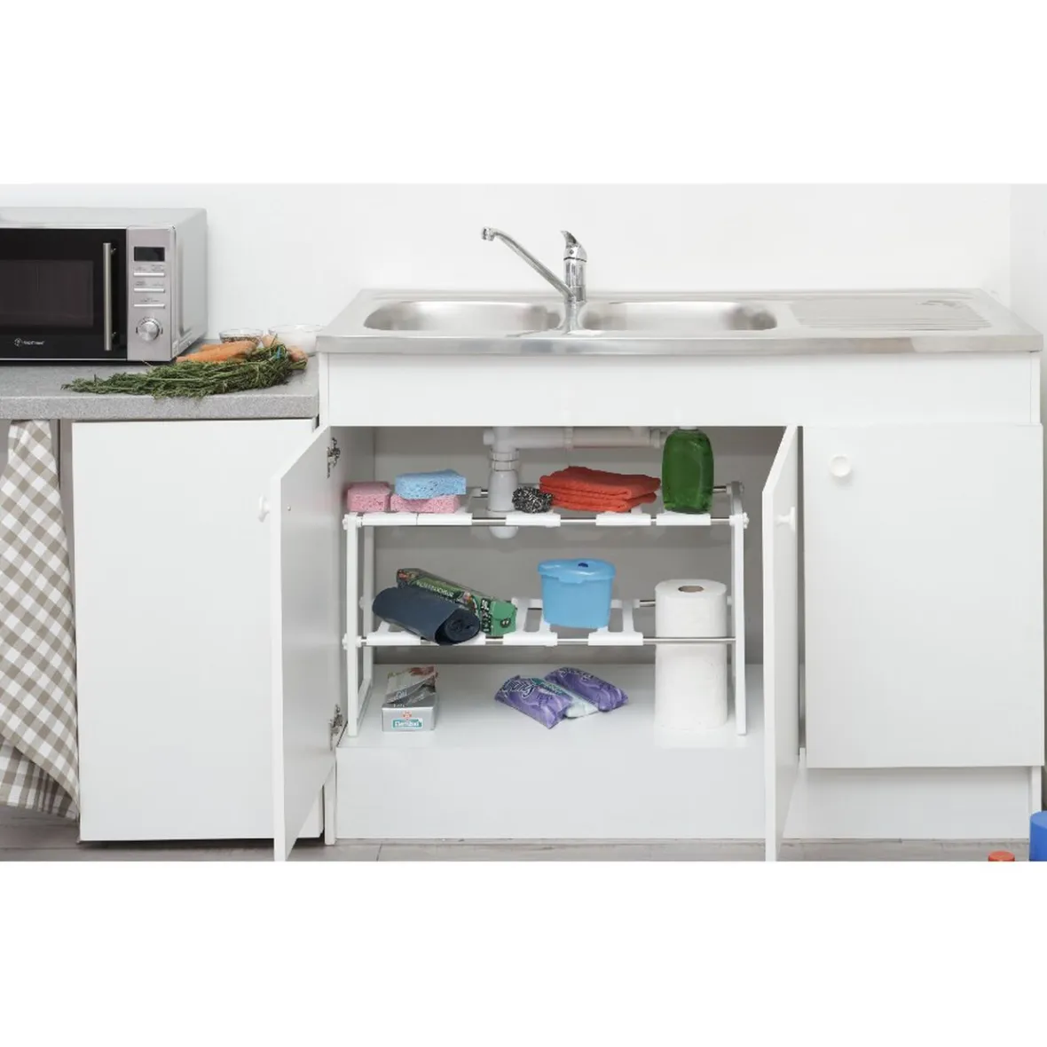 Gifi Rangement De Cuisine^Etagère sous évier modulable