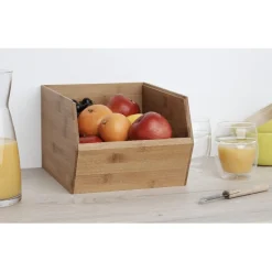 Gifi Rangement De Cuisine^Etagère superposable bambou