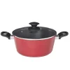 Gifi Cuisson^Faitout aluminium rouge ø 24 cm