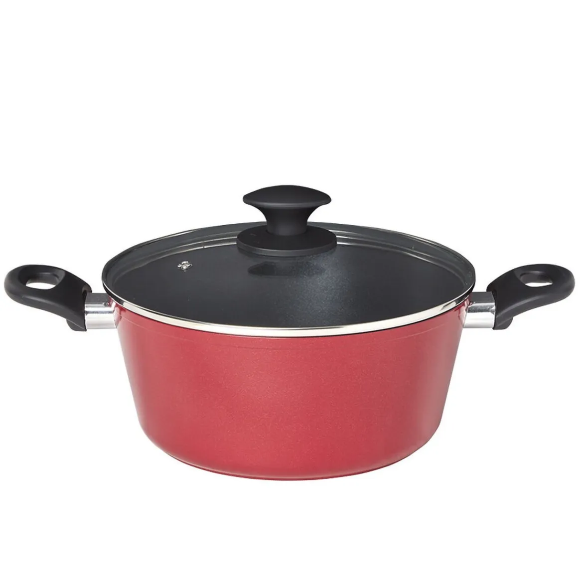 Gifi Cuisson^Faitout aluminium rouge ø 24 cm