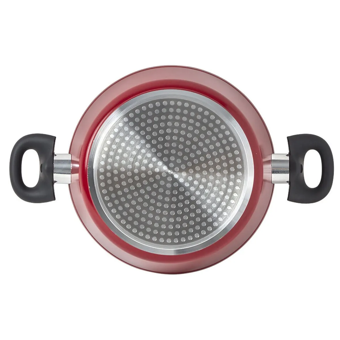 Gifi Cuisson^Faitout aluminium rouge ø 24 cm
