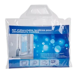 Fenêtre kit blanc pour climatiseur Hot Air Stop^Gifi New