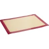 Gifi Cuisson^Feuille de cuisson réutilisable en fibre de verre silicone rose