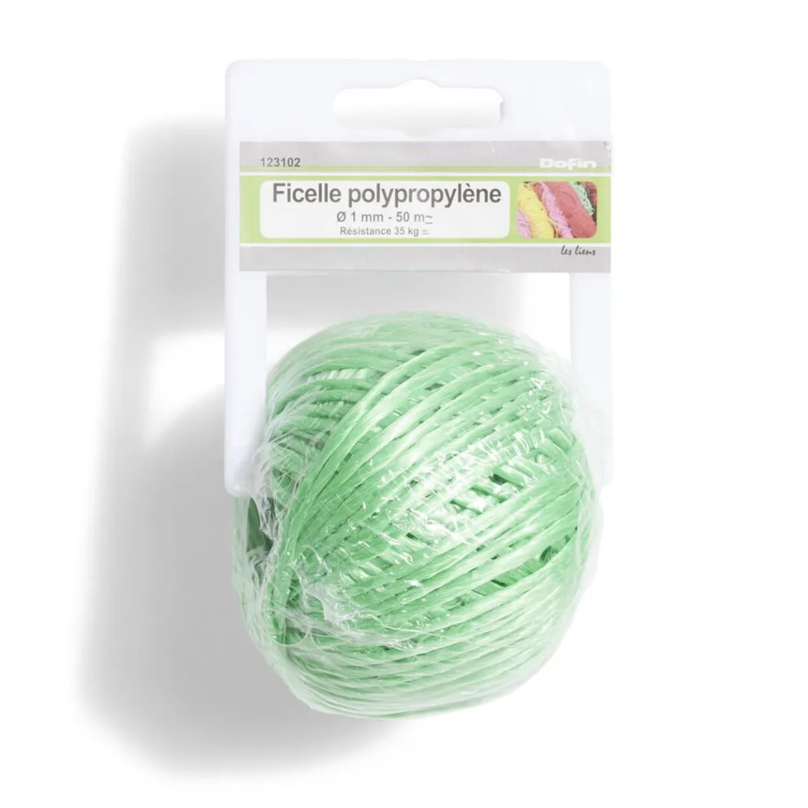 Ficelle en polypropylène vert Ø1 mm - L.50 m^Gifi Discount