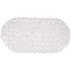 Fond de baignoire antidérapant design galet pvc blanc^Gifi Discount