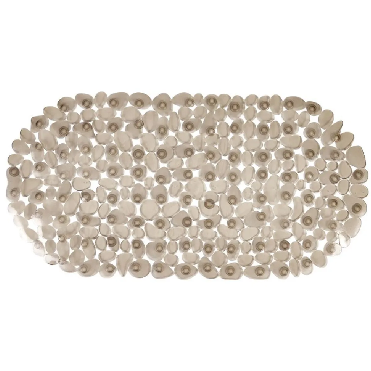 Fond de baignoire antidérapant design galet pvc gris^Gifi Sale
