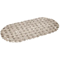 Fond de baignoire antidérapant design galet pvc gris^Gifi Sale