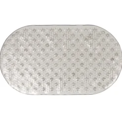 Fond de baignoire bulle transparent marron clair^Gifi