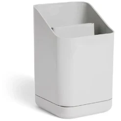 Gifi Rangement De Cuisine^Égoutoir à couverts et ustensiles plastique gris - 11x11xH17cm