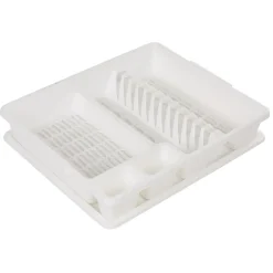 Gifi Rangement De Cuisine^Égouttoir avec plateau blanc
