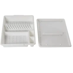 Gifi Rangement De Cuisine^Égouttoir avec plateau blanc