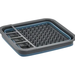 Gifi Rangement De Cuisine^Égouttoir rétractable gris et bleu