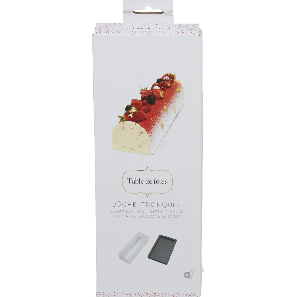 Gifi Cuisson^Kit bûche de Noël fond tronqué