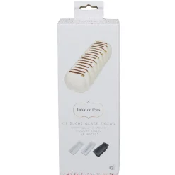 Gifi Cuisson^Kit bûche de Noël glacée à zigzag