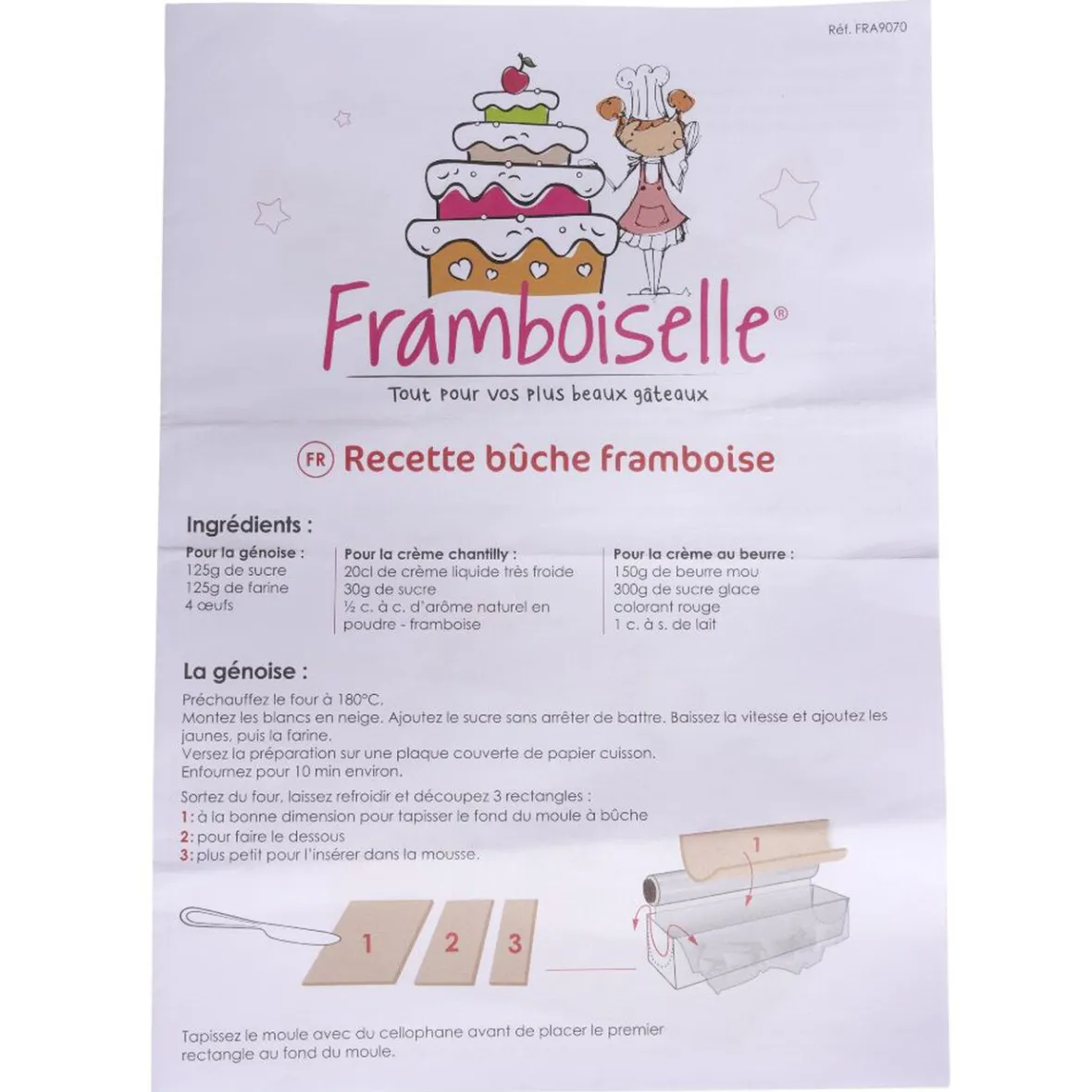 Gifi Cuisson^Kit préparation bûche de Noël