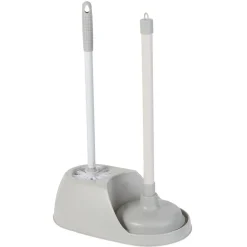 Kit WC 2 en 1 brosse et ventouse gris^Gifi Hot
