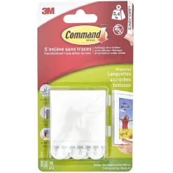 Languette de fixation 3M blanc moyen modèle x42^Gifi Hot