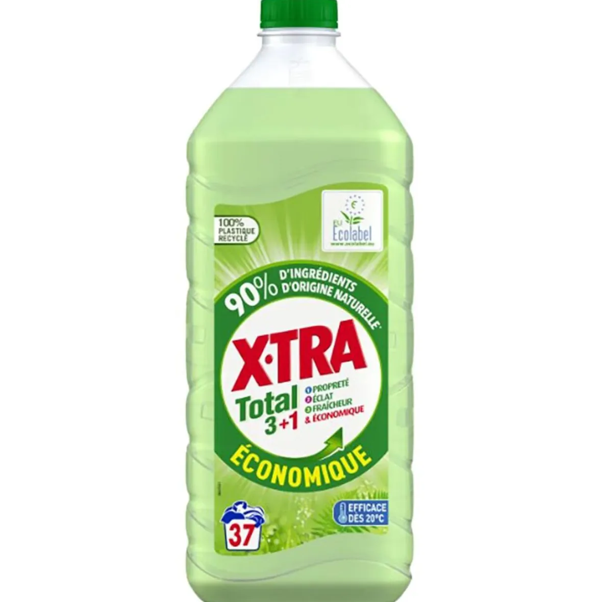 Best Lessive liquide X-TRA Total 3+1 économique - 37 lavages (1,85ml) Entretien Du Linge