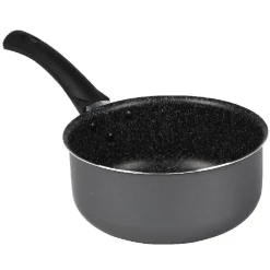 Gifi Cuisson^Lot 1 poêle + 1 casserole aluminium effet pierre
