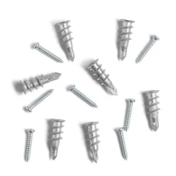 Lot de 7 chevilles autoforeuses avec vis Ø6x30mm charge 20kg^Gifi Hot