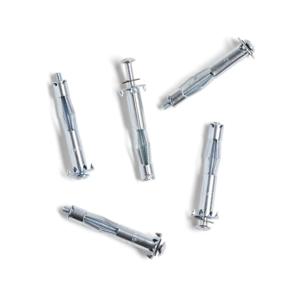 Lot de 5 chevilles métal avec vis Ø8x46mm charge 30kg^Gifi Online
