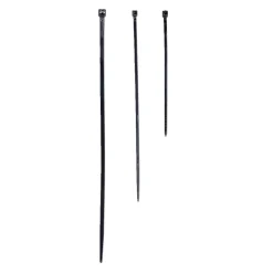 Lot de 180 colliers de serrage en nylon noir^Gifi Discount