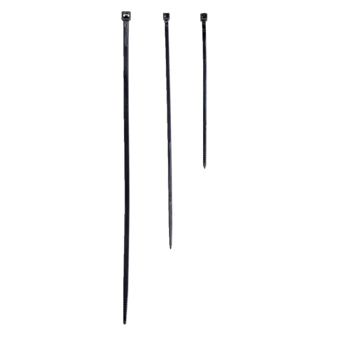Lot de 180 colliers de serrage en nylon noir^Gifi Discount