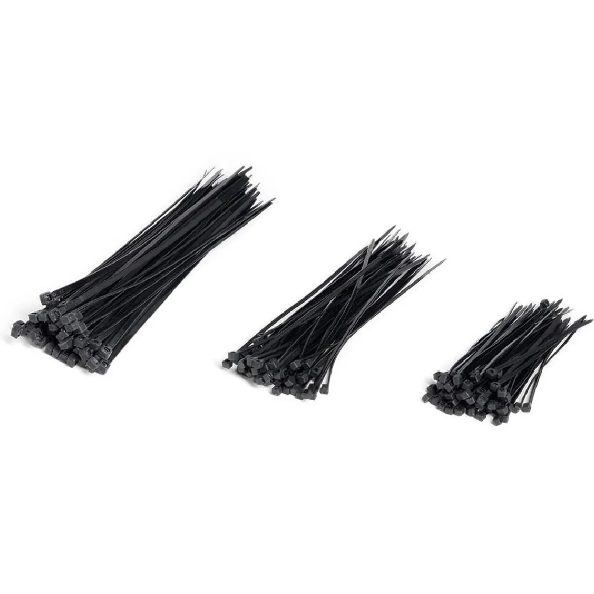 Lot de 180 colliers de serrage en nylon noir^Gifi Discount