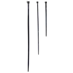 Lot de 180 colliers de serrage en nylon noir^Gifi Discount