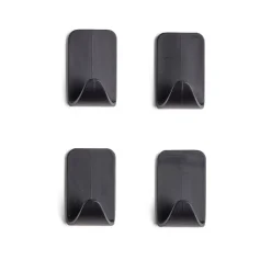 Lot de 4 crochets noir mat^Gifi Sale