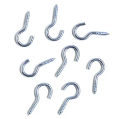 Lot de 8 crochets ouverts gris Ø3,5x20mm^Gifi Best