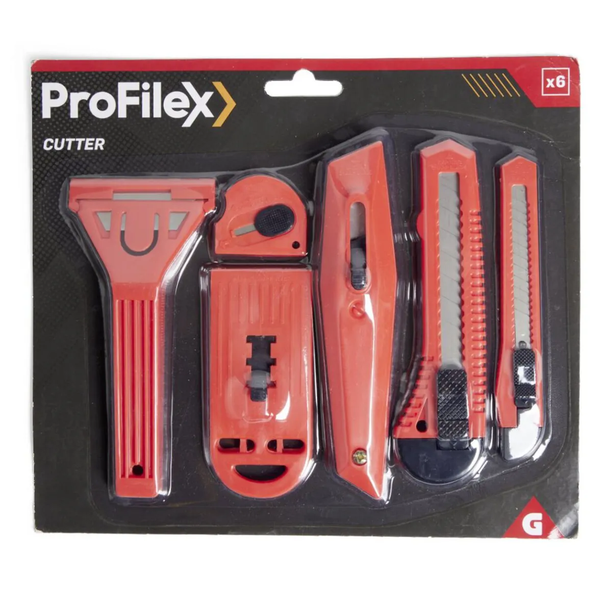 Lot de 6 cutters^Gifi