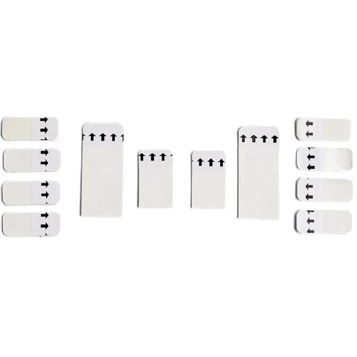 Lot de 12 languettes adhésives double face pour accroche murale^Gifi