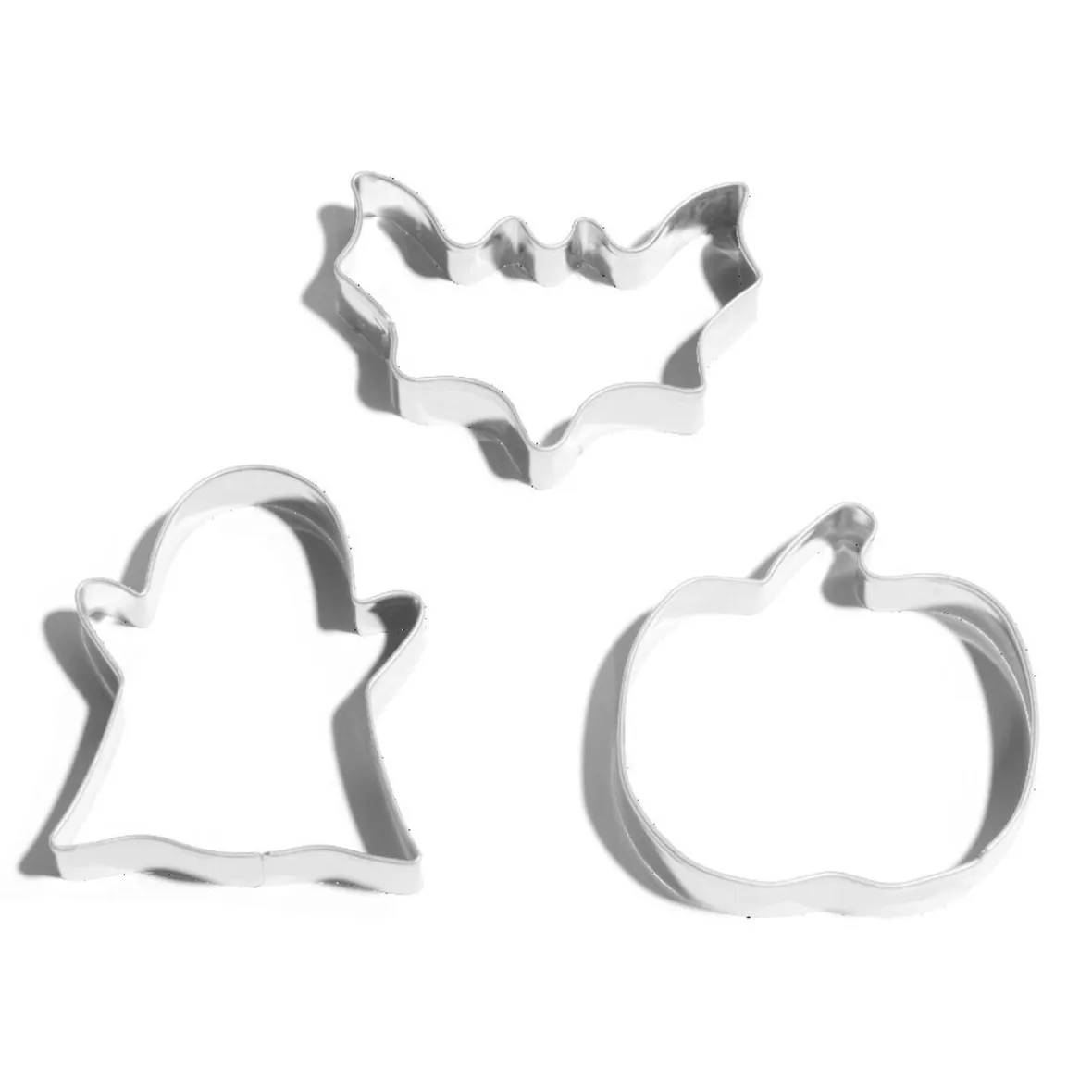 Gifi Cuisson^Lot de 3 moules à cookie en inox Ø6cm