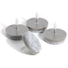 Lot de 4 patins de meuble ronds avec pointe - Ø28 mm^Gifi Best