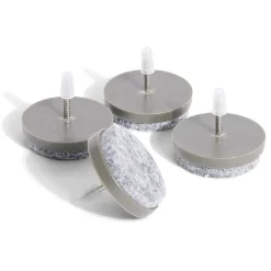 Lot de 4 patins de meuble ronds avec pointe - Ø28 mm^Gifi Best