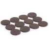 Lot de 12 patins en feutre adhésif marron - Ø22 mm^Gifi Hot