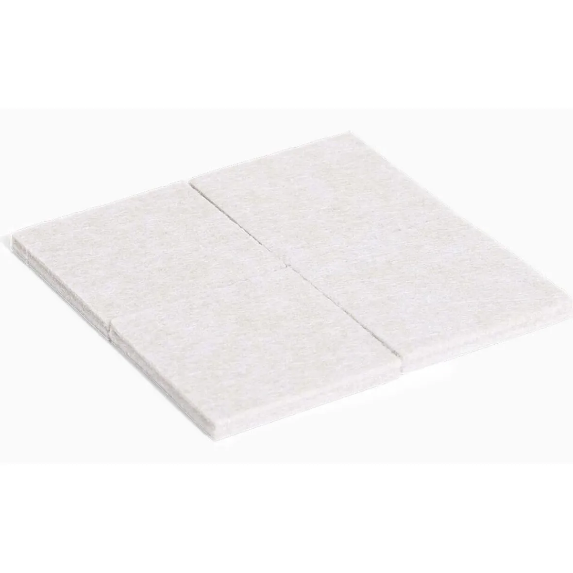 Lot de 4 patins en feutre adhésif ultra puissant - 50x50 mm^Gifi Outlet