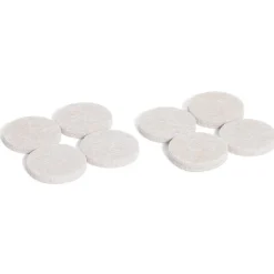 Lot de 8 patins en feutre adhésif ultra puissant beige - Ø28 mm^Gifi New