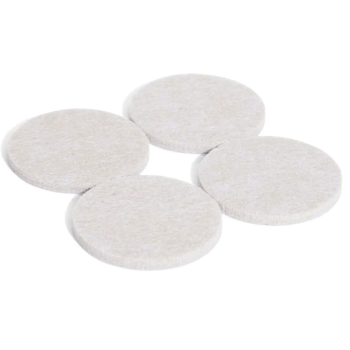 Lot de 4 patins en feutre adhésif ultra puissant beige - Ø50 mm^Gifi Clearance