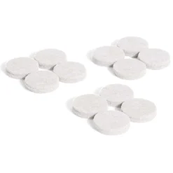 Lot de 12 patins en feutre adhésif ultra puissant beige - Ø22 mm^Gifi Online