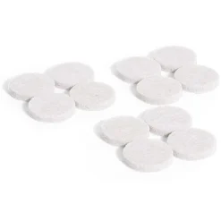Lot de 12 patins en feutre adhésif ultra puissant beige - Ø25 mm^Gifi Online