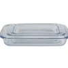 Gifi Cuisson^Lot de 3 plats à four empilables en verre